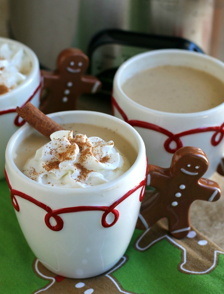 Slow Cooker Eggnog Lattes - The Magical Slow Cooker