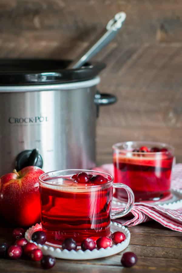 Slow Cooker Cranberry Apple Cider - The Magical Slow Cooker