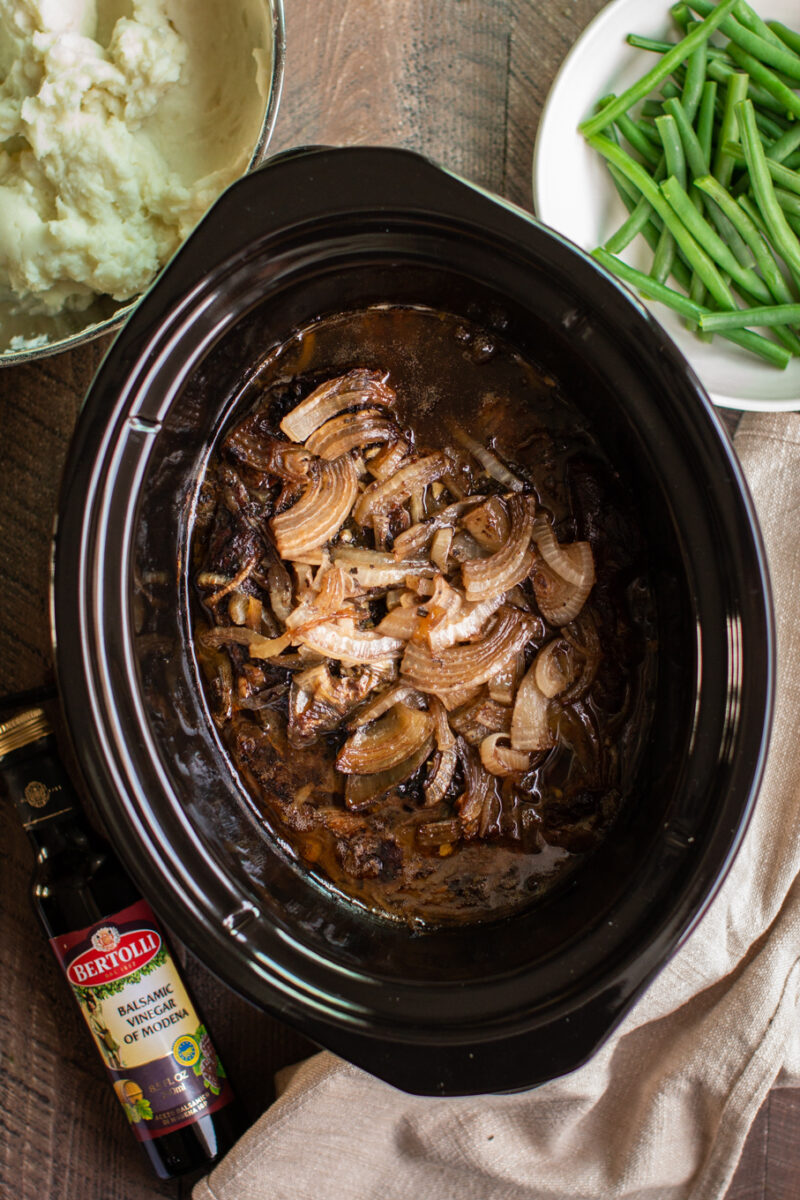 Slow Cooker Balsamic Beef Pot Roast - The Magical Slow Cooker