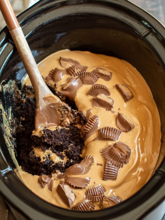 Slow Cooker Reeses Peanut Butter Cup Chocolate Cake The Magical Slow Cooker 7538