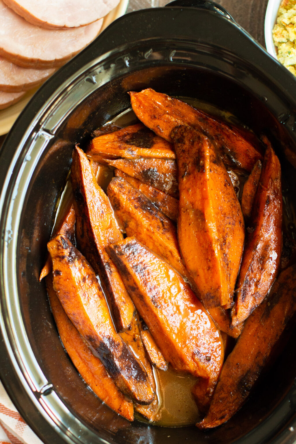 Slow Cooker Sweet Potato Wedges - The Magical Slow Cooker