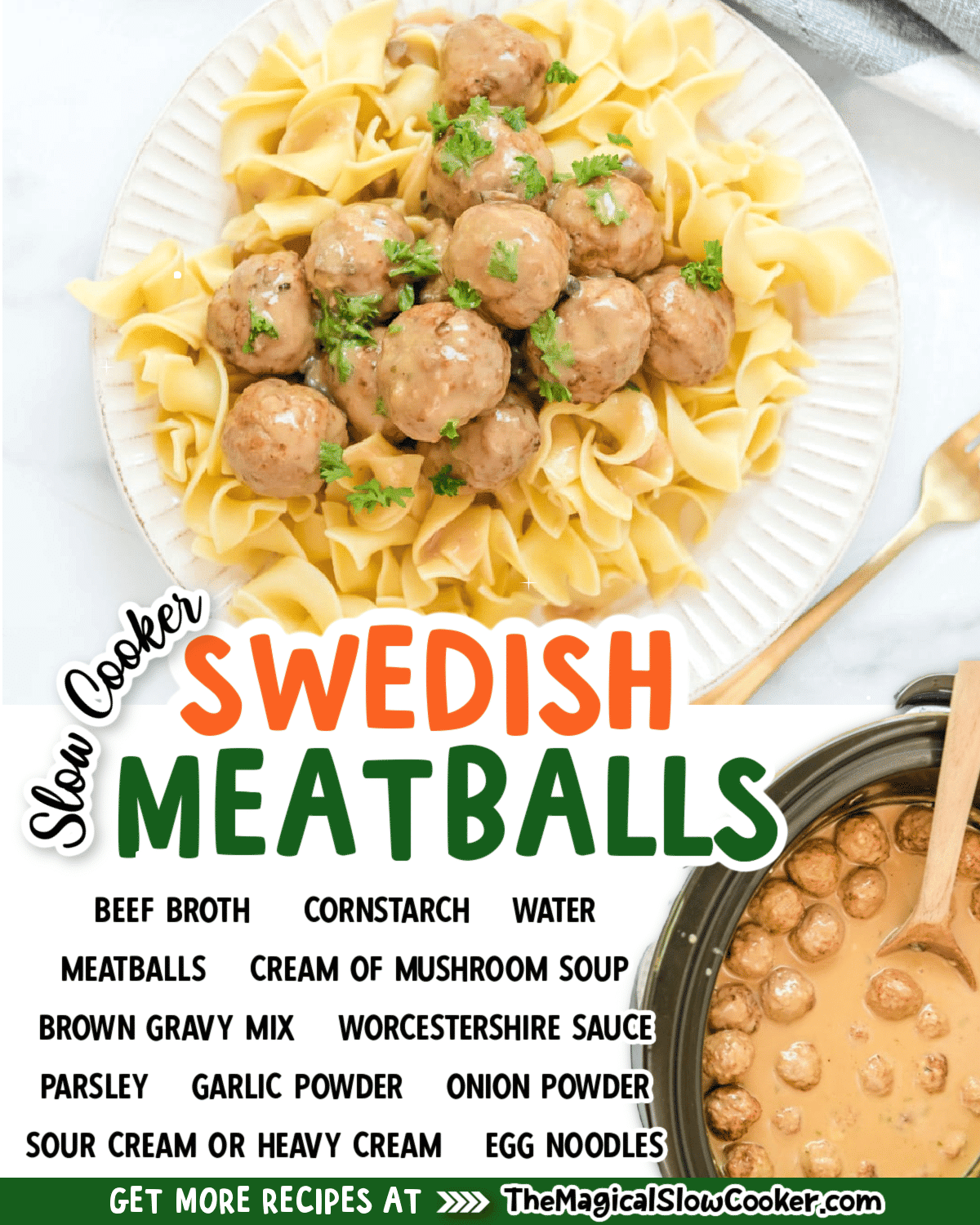 Best Slow Cooker Swedish Meatballs The Magical Slow Cooker